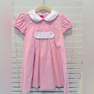Claire and Charlie heirloom pink and white dress. Toddler girl Sz 3